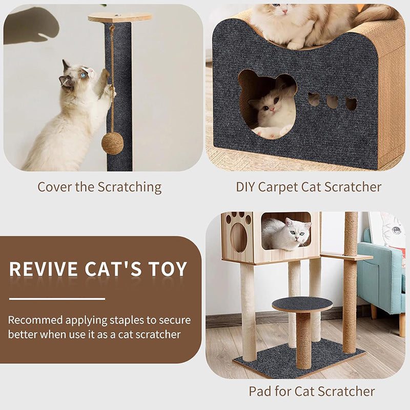 Pruning Self-adhesive Carpet Mat Suitable For Cat Tree Rack Pet Products